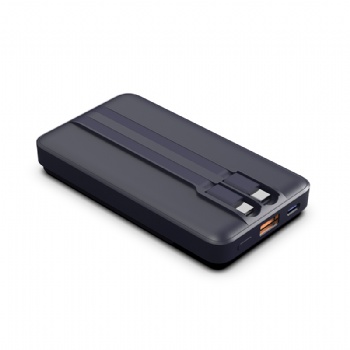 Tranparent Magnetic wireless powerbank with cable